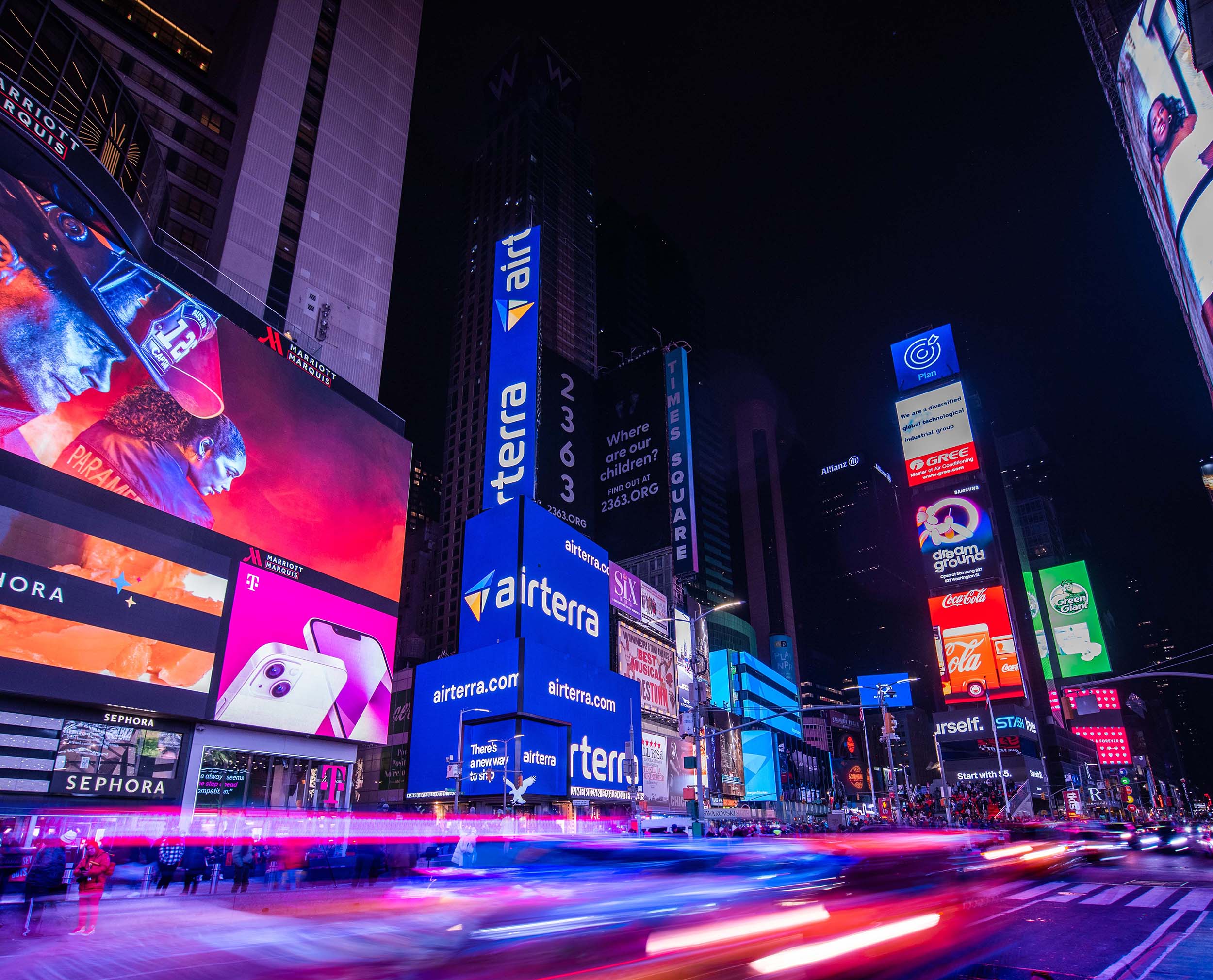 AirTerra Times Square Display